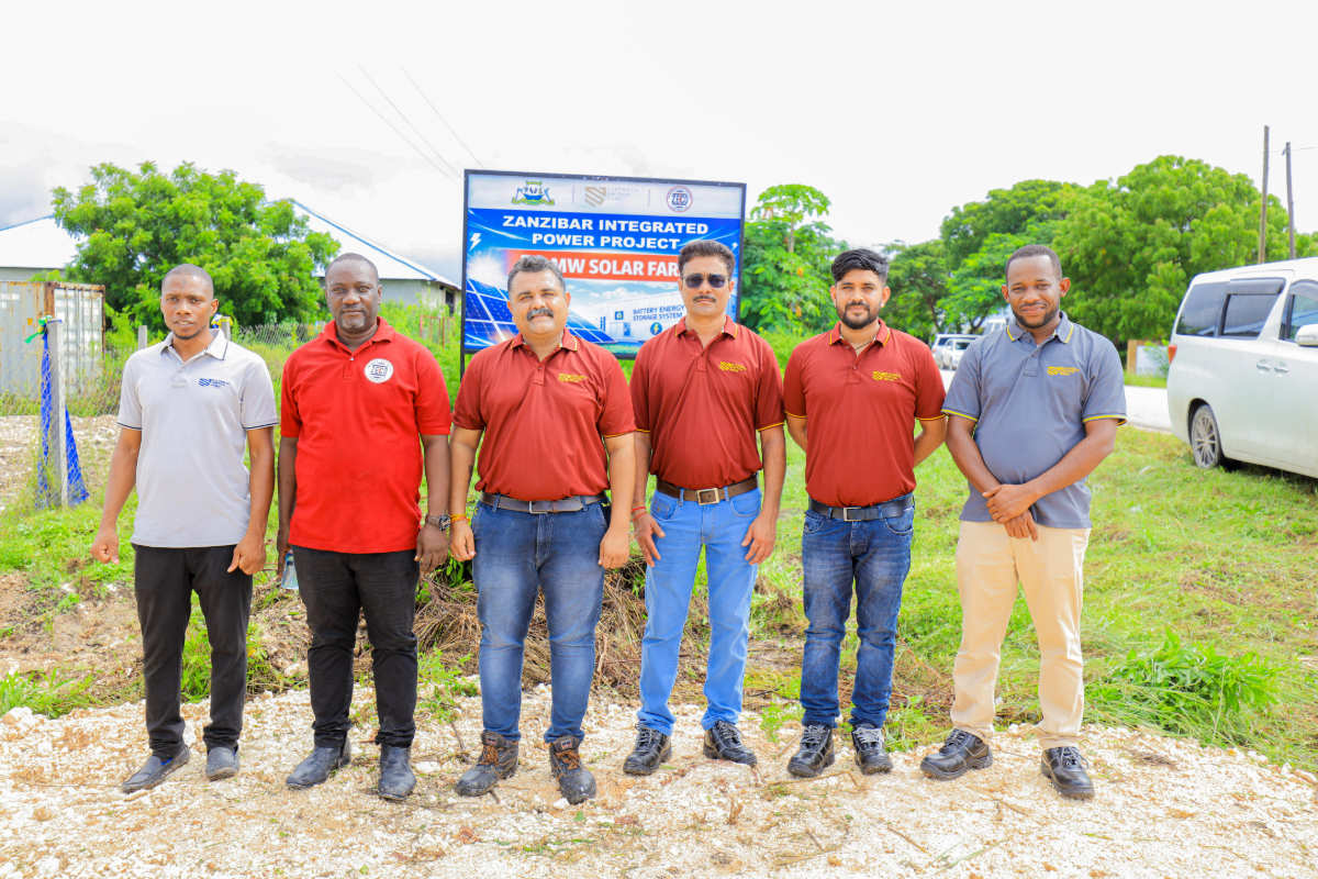 Zanzibar Integrated Power Project, 30 MW solar farm signboard