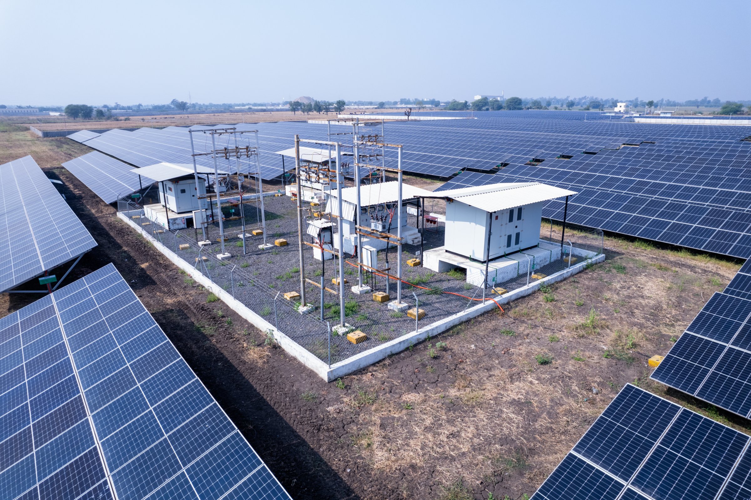 Substation and evacuation infrastructure at a Teravon plant